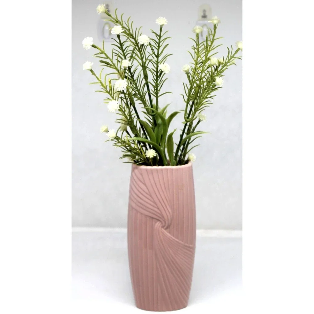 1980s AVON Gift Collection Fluted LILAC Porcelain Bud Vase Thin 6